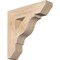 Ekena Millwork Funston Slat Smooth Bracket, Douglas Fir, 3 1/2"W x 16"D x 16"H BKT04X16X16FST06SDF - alternate 1